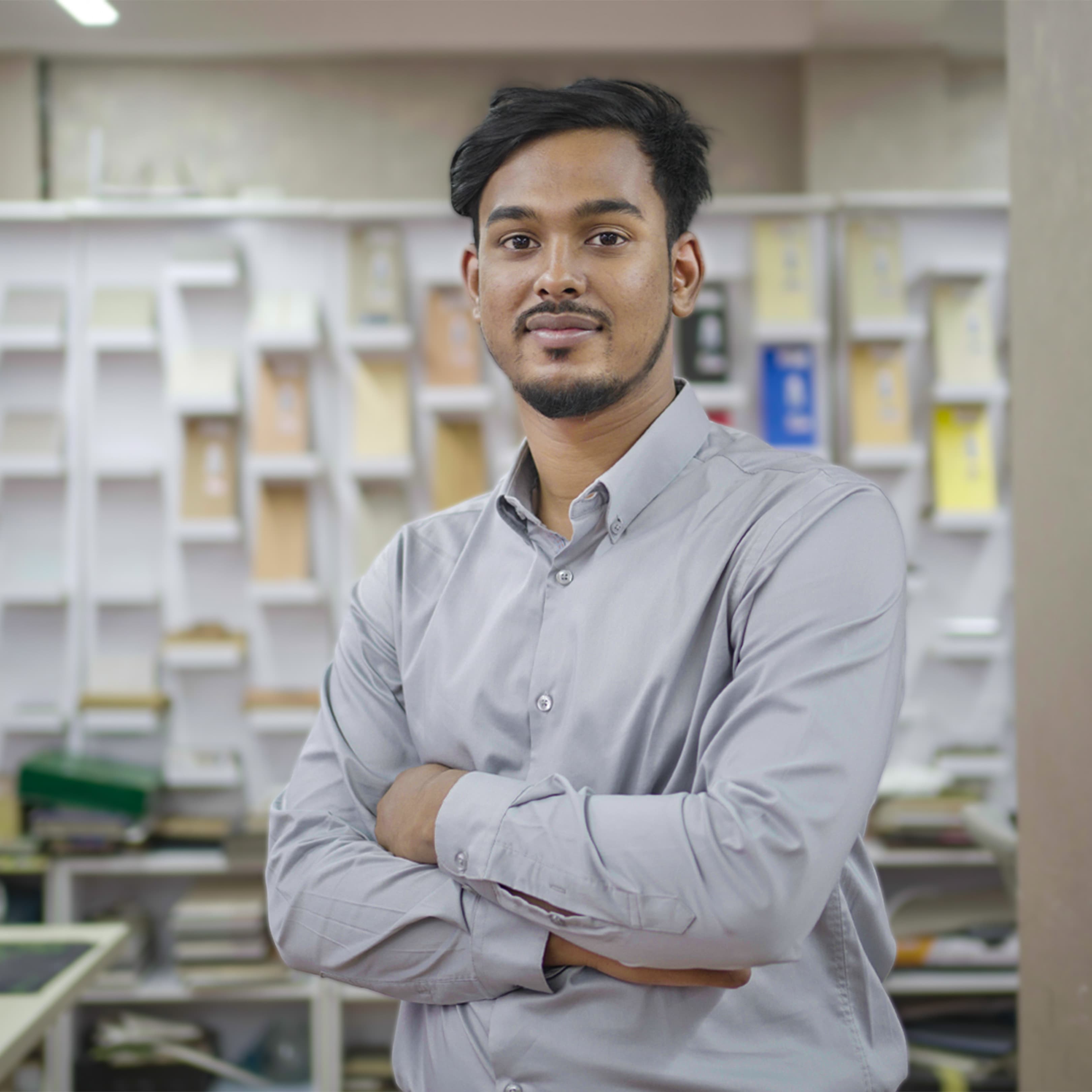 Sourav Dey, Project Cordinator at Aesthetic Interior Studio